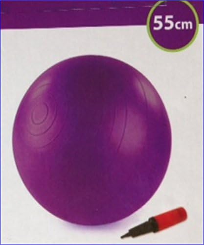 Anti Burst Stability Ball 55cm - Shock Athletic - Protected with Microban - Purple
