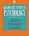 Graduate Study in Psychology 2016