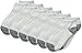 The Children's Place Boys' Little Ankle Socks, White 63799 6-Pack, Small 11-13