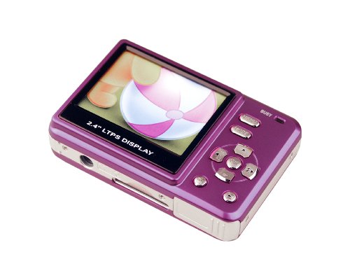 Easypix V512-L Digitalkamera (5 Megapixel, 8-fach digitaler Zoom, 6,1 cm (2,4 Zoll) Display) lila