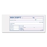 Adams Money and Rent Receipt Book, 2.75 x 7.19 Inch, 3-Part,