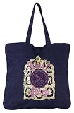 Juicy Couture Prep Denim Logo Canvas Tote