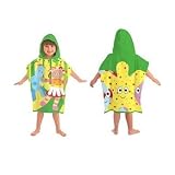 Night Garden Hooded Poncho