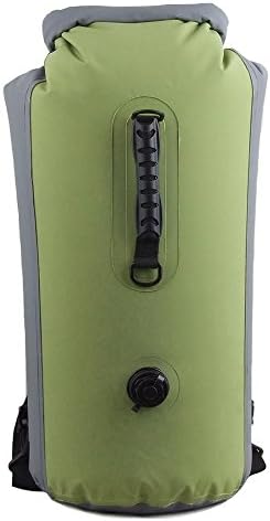 Kadyn 35L Dry Bag Sack backpack Waterproof Compression Green with Grey