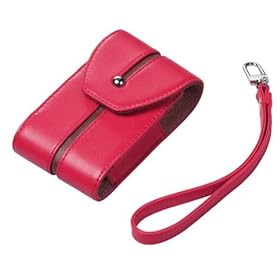 【クリックで詳細表示】CASIO 本皮ケース レッド ESC-131RD