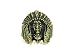 Indian Chief Ring Size 6 Native American Warrior Vintage Mayan Aztec Cocktail Fashion Jewelry picture