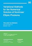 Variational methods for the numerical solution of nonlinear elliptic problems