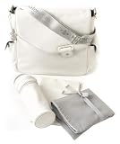 Kalencom Ozz Iridescent New Flap Bag, Cream