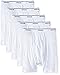 Fruit of the Loom Men's 5-Pack No Ride Up White Boxer Brief