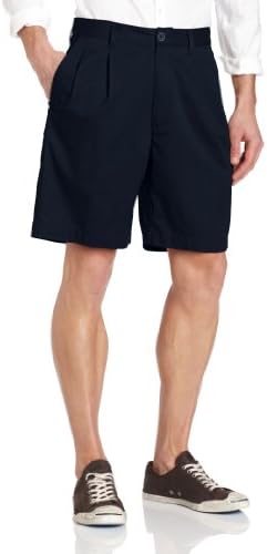 Savane Men's Eco-Start Classic Pleat Twill Short