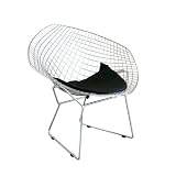 Baxton Furniture Studios Bice Chrome Chair by Baxton Furniture Studios