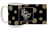 NCAA University of Central Florida 15-Ounce Polka Dots in University Colors Ceramic Mug