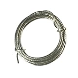 ハイロジック:39725ビニ-ルワイヤ-シルバー1．5ｍ 00039725 ×5セット