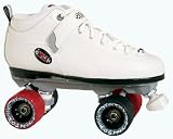 Sure-Grip Boxer Cosmic White Boot - GREEN Wheels