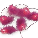 Fluffy Hot Pink Fairy Lights