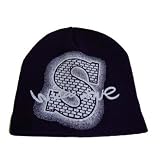 S Style Beanie Cap Short Cuffless Brick - Navy
