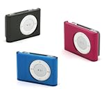 Crystal Clip-On iPod Shuffle- Black/ Blue/ Pink