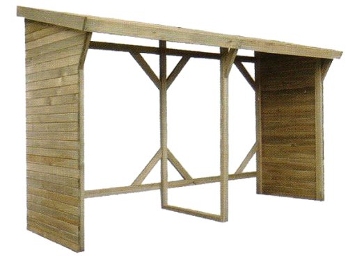 Jardipolys - Abri b�ches en bois Montr�al - 5 steres