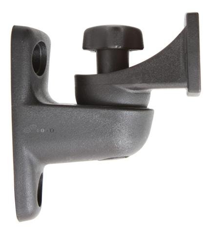 Universal Speaker Wall Mount Brackets with Ball-Joint (Pair, Black)