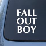 FALL OUT BOY - Vinyl Car Decal Sticker #1848 | Vinyl Color: White