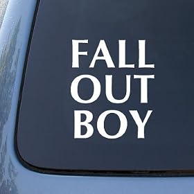 FALL OUT BOY - Vinyl Car Decal Sticker #1848 | Vinyl Color: White