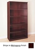 5 Shelf Bookcase in Mahogany - Mayline Office Furniture - VB5MAH