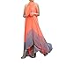 EFINNY Women's Chiffon Halter Summer Irregular Boho Long Evening Party Maxi Dress