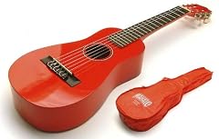 Red Childrens Acoustic Ukulele Guitar: 1/2 size Acoustic Guitar / Nylon String