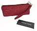 Donald J Pliner Trinidad Woven Nappa Wristlet Tomato Red