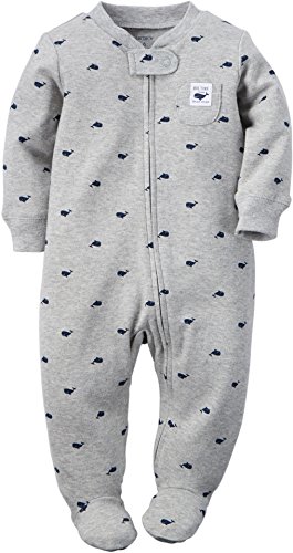 Carter's Baby Boys' Cotton Zip-Up Sleep & Play