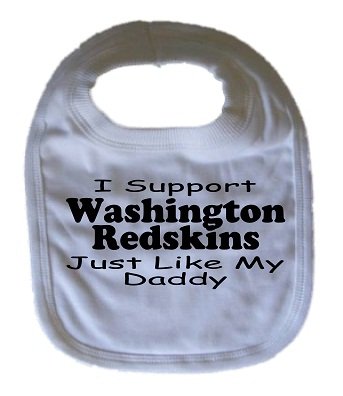 Washington Redskins Bib Funny Bib Personalized Bib