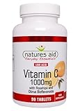 Natures Aid Vitamin C Low Acid Tablets 1000mg Pack of 90