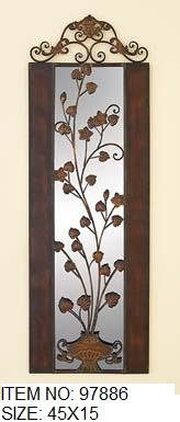 Wrought Iron Metal Sculpture Wall Art Decor