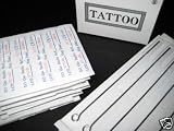 (50) ASSORTED PRE-STERILIZED TATTOO NEEDLES WITH (10) DISP TIPS AS BONUS