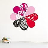 Domestic Tapetensticker love pink
