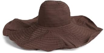 Scala Women's Big Brim Ribbon Hat