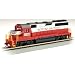 Bachmann Trains Emd Gp40 Diesel - Western Maryland 3799 (Red, White and Black)