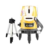 恒昌光電 8ライン レーザー墨出し器+エレベーター三脚セット HCR05-8 4垂直・360°水平 ８方向 墨出し器 水平器 フルライン測定器 MP-QDX8