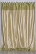 Light Mulberry Art Silk Custom made Curtains Drapes Panels Tab Top - Olive Green Top