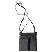 Journee Collection Genuine Leather Multi Pocket Cross-body Bag
