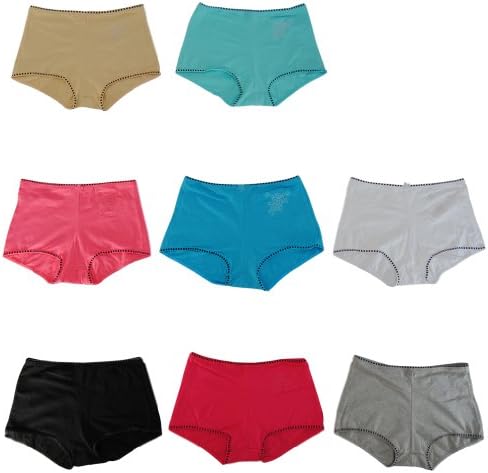 Women's Panty Mama Brief 1pack(12pcs) 8 Color Assorted Styles