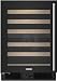 24" Wine Cooler, Black, Left Hinge
