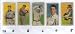 5 Different Original 1909 T206 Tobacco Baseball Cards - Each Shipped In A Protective ScrewDown Case!