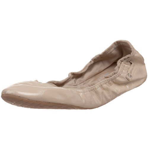 Ballasox by Corso Como Women's Festive Ballet Flat, Nude Crinkle Patent, 6 M US Discount