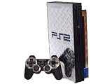 Sony PlayStation 2 (PS2) Skin - NEW - SILVER DIAMOND PLATE MIRROR system skins faceplate decal mod