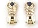14K 1.00 CTW Sapphire & Diamond Cascade Earrings