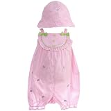 Baby Togs Infant Girls Purple Summer Outfit Hat Set 3-24M