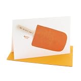 Lolly Pop Greeting Card - Orange