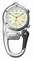 Dakota - Mini Clip Microlight, Cream Dial, Carabineer Clip
