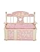 Levels Of Discovery Rock-A-My-Baby Bench Seat with Storage Pink/Cream